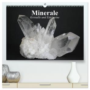 Minerale. Kristalle und Edelsteine (hochwertiger Premium Wandkalender 2024 DIN A2 quer), Kunstdruck in Hochglanz von Stanzer,  Elisabeth