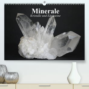 Minerale. Kristalle und Edelsteine (Premium, hochwertiger DIN A2 Wandkalender 2022, Kunstdruck in Hochglanz) von Stanzer,  Elisabeth