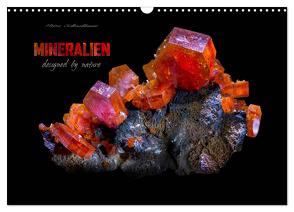 MINERALIEN designed by nature (Wandkalender 2024 DIN A3 quer), CALVENDO Monatskalender von Schmidbauer,  Heinz