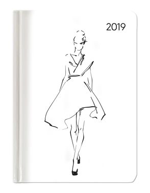 Mini-Buchkalender Style Fashion 2019 von ALPHA EDITION