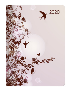 Mini-Buchkalender Style Hummingbird Tree 2020 – Taschenplaner – Taschenkalender A6 – Day By Day – 352 Seiten – Terminplaner – Notizbuch von ALPHA EDITION