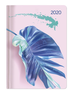 Mini-Buchkalender Style Leaves 2020 – Blätter – Taschenplaner – Taschenkalender A6 – Day By Day – 352 Seiten – Terminplaner – Notizbuch von ALPHA EDITION