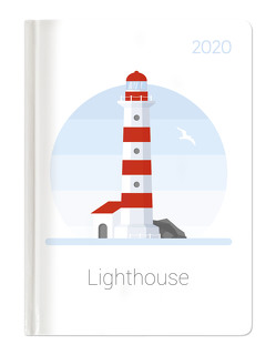 Mini-Buchkalender Style Lighthouse 2020 – Leuchtturm – Taschenplaner – Taschenkalender A6 – Day By Day – 352 Seiten – Terminplaner – Notizbuch von ALPHA EDITION