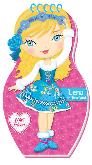 Trötsch Mal und Stickerbuch Mini Girls Lena in Russland