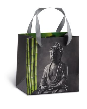 Mini-Geschenktasche – Motiv Buddha