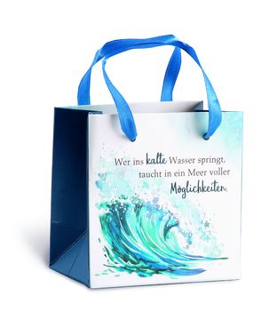 Mini-Geschenktasche – Motiv Welle