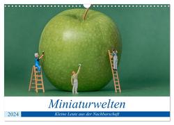 Miniaturwelten – Kleine Leute aus der Nachbarschaft (Wandkalender 2024 DIN A3 quer), CALVENDO Monatskalender von Trimbach,  Jürgen