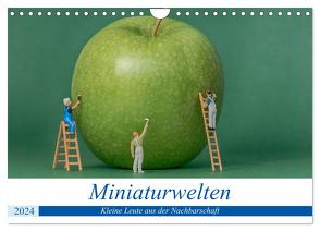 Miniaturwelten – Kleine Leute aus der Nachbarschaft (Wandkalender 2024 DIN A4 quer), CALVENDO Monatskalender von Trimbach,  Jürgen