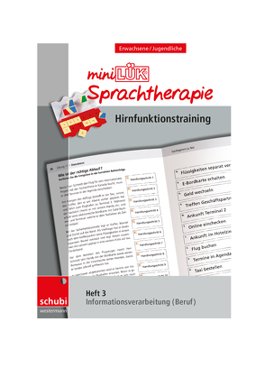 miniLÜK-Sprachtherapie – Hirnfunktionstraining von Steiner, Zöllner