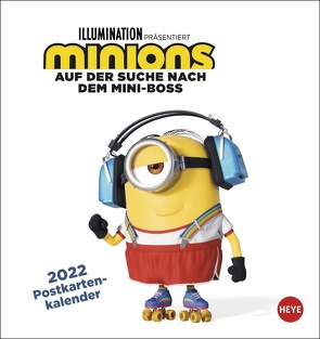 Minions Postkartenkalender 2022 von Heye