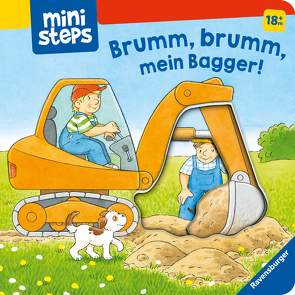 ministeps: Brumm, brumm, mein Bagger! von Bliesener,  Klaus, Grimm,  Sandra