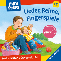 ministeps: Mein erster Bücher-Würfel: Lieder, Reime, Fingerspiele (Bücher-Set) von Kohl,  Martina, Milk,  Ina, Neubacher-Fesser,  Monika, Senner,  Katja