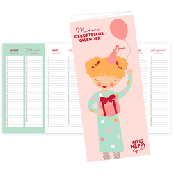 „Miss Happy Girl“ Geburtstagskalender von Garschhammer,  Anja