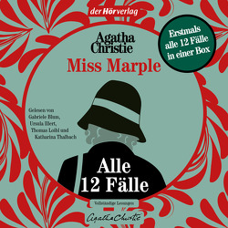 Miss Marple – Alle 12 Fälle von Blum,  Gabriele, Blumenbach,  Ulrich, Brender,  Irmela, Christie,  Agatha, Gail,  Ursula, Heller,  Barbara, Hermstein,  Rudolf, Illert,  Ursula, Loibl,  Thomas, Meinert,  Maria, Moser,  Milena, Persson,  Claudia, Roth,  Sabine, Schoenfeld,  Eva, Thalbach,  Katharina, Thaler,  Wilhelm