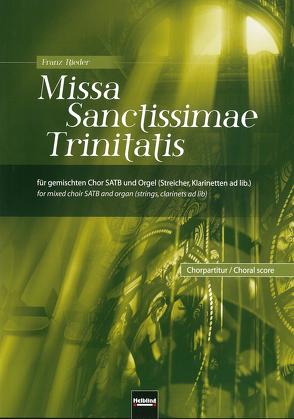 Missa Sanctissimae Trinitatis – Chorpartitur (SATB) von Rieder,  Franz