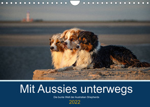 Mit Aussies unterwegs – Die bunte Welt der Australian Shepherds (Wandkalender 2022 DIN A4 quer) von Mirsberger tierpfoto,  Annett