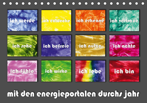 mit den energieportalen durchs jahr (Tischkalender 2021 DIN A5 quer) von Paetsch,  Frauke