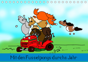 Mit den Fusselponys durchs Jahr (Tischkalender 2020 DIN A5 quer) von Waldvogel,  Janine