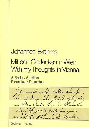 Mit den Gedanken in Wien von Biba,  Otto, Brahms,  Johannes, Hartzell,  Eugene