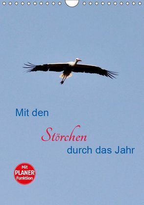 Mit den Störchen durch das Jahr (Wandkalender 2019 DIN A4 hoch) von Thomas Jäger,  Anette/