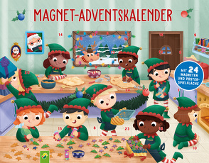 Mit den Wichteln durch den Advent | Magnet-Adventskalender von Myer,  Ed