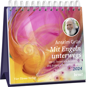 Mit Engeln unterwegs 2024 – Aufstellkalender von Grün,  Anselm, Münch,  Eberhard