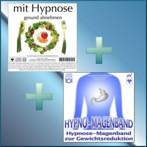 MIT HYPNOSE GESUND ABNEHMEN + HYPNO-MAGENBAND (Hypnose-Audio-CDs) –> …jetzt noch schneller und effektiver zum Wunschgewicht! (NUR FÜR KURZE ZEIT) von Eisfeld,  Dieter