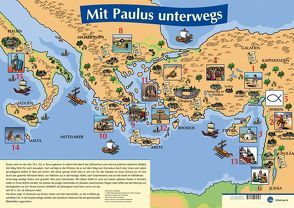 Mit Paulus unterwegs – Plakat von Foth,  Gerhard