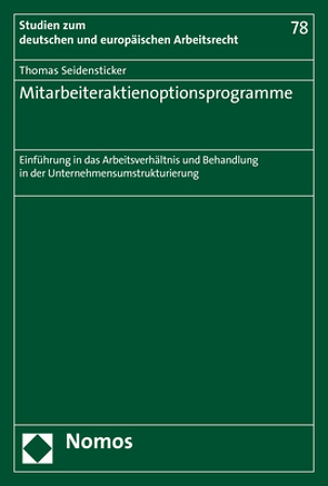 Mitarbeiteraktienoptionsprogramme von Seidensticker,  Thomas