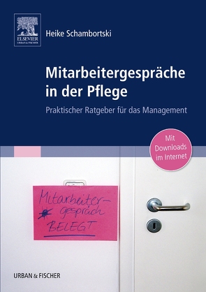 Mitarbeitergespräche in der Pflege von Adler,  Susanne, Schambortski,  Heike