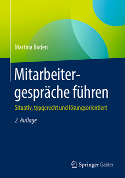 Mitarbeitergespräche führen von Boden,  Martina