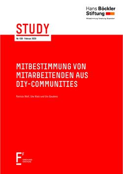 Mitbestimmung von Mitarbeitenden aus DIY-Communities von Gaudenz,  Urs, Klotz,  Ute, Wolf,  Patricia