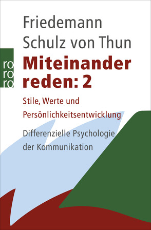 Miteinander reden 2 von Hütter. Mathias, Schulz von Thun,  Friedemann