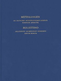 Mitteilungen des Deutschen Archäologischen Instituts, Römische Abteilung von Deutsches Archäologisches Institut