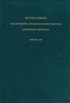 Mitteilungen des Deutschen Archäologischen Instituts. Athenische Abteilung von Deutsches Archäologisches Institut Athen, Niemeier,  Wolf D