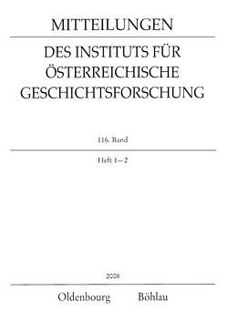 Mitteilungen des Instituts für Österreichische Geschichtsforschung / Mitteilungen des Instituts für Österreichische Geschichtsforschung von Brunner,  Karl