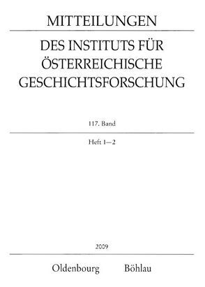 Mitteilungen des Instituts für Österreichische Geschichtsforschung / Mitteilungen des Instituts für Österreichische Geschichtsforschung von Brunner,  Karl