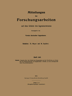 Mitteilungen über Forschungsarbeiten auf dem Gebiete des Ingenieurwesens von Heinrich,  Eugen