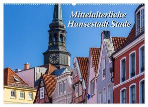 Mittelalterliche Hansestadt Stade (Wandkalender 2024 DIN A2 quer), CALVENDO Monatskalender von Klinder,  Thomas