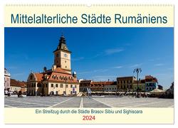 Mittelalterliche Städte Rumäniens (Wandkalender 2024 DIN A2 quer), CALVENDO Monatskalender von Brack,  Roland