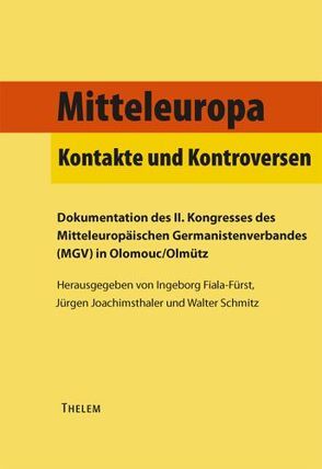 Mitteleuropa von Fiala-Fürst,  Ingeborg, Joachimsthaler,  Jürgen, Schmitz,  Walter