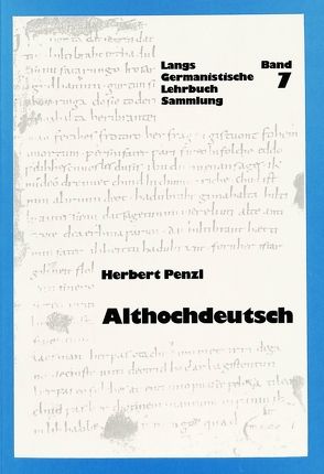 Mittelhochdeutsch von Penzl,  Herbert