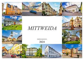 Mittweida Impressionen (Wandkalender 2024 DIN A2 quer), CALVENDO Monatskalender von Meutzner,  Dirk