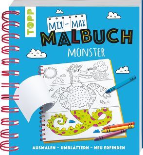 Mix-Max-Malbuch Monster von frechverlag