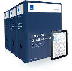 MNS-Grundbuch / Kommentar Grundbuchsrecht von ADir Regierungsrätin Longitsch,  Ursula, ADir Wolf,  Alfred Michael, Dr. Eberl,  Franz M.B.L., Dr. Höftberger,  Peter, Dr. Lehner,  Kurt, Mag. Pichler,  Christoph, Univ.-Doz. Mag. DDr. Bittner,  Ludwig