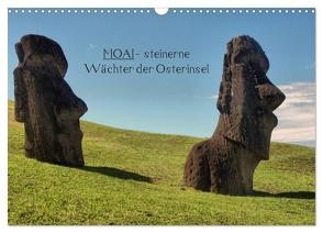 MOAI – steinerne Wächter der Osterinsel (Wandkalender 2024 DIN A3 quer), CALVENDO Monatskalender von Hartmann,  Carina