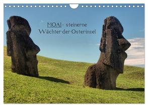 MOAI – steinerne Wächter der Osterinsel (Wandkalender 2024 DIN A4 quer), CALVENDO Monatskalender von Hartmann,  Carina