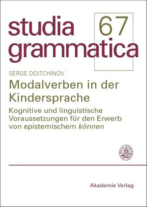 Modalverben in der Kindersprache von Doitchinov,  Serge