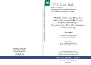 Modelbasierte Sensitivitätsanalyse systembestimmender Faktoren eines Grubenwasseranstiegs in Untertagebergwerken mittels statistischer Versuchsplanung von Sebastian,  Westermann