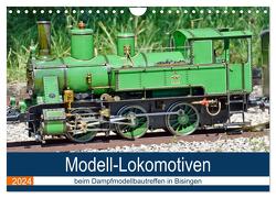 Modell-Lokomotiven beim Dampfmodellbautreffen in Bisingen (Wandkalender 2024 DIN A4 quer), CALVENDO Monatskalender von Günther,  Geiger